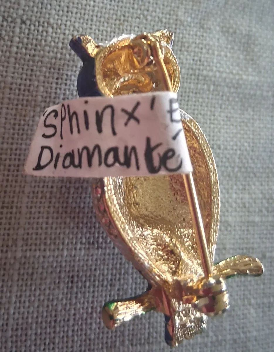 Owl brooch - Image 2