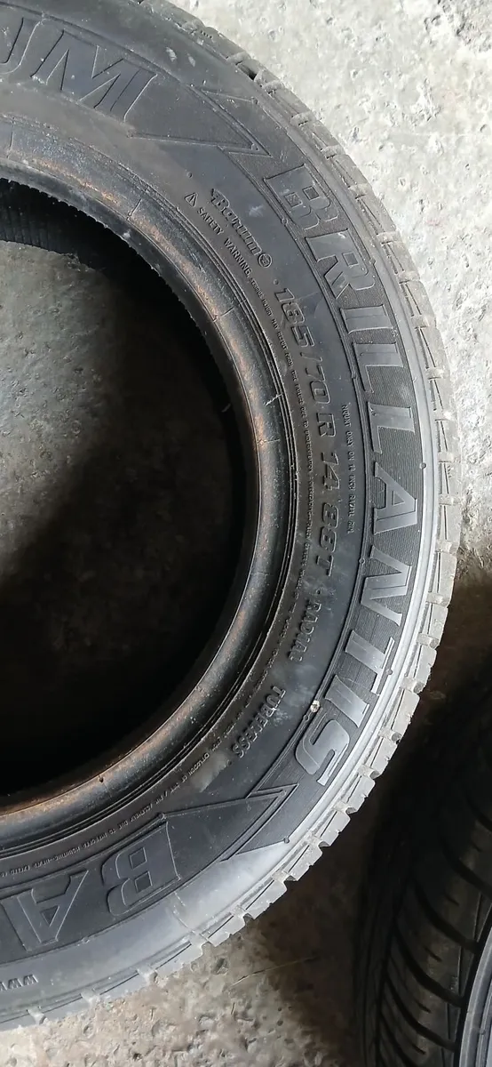 Two 14" tyres - Image 1
