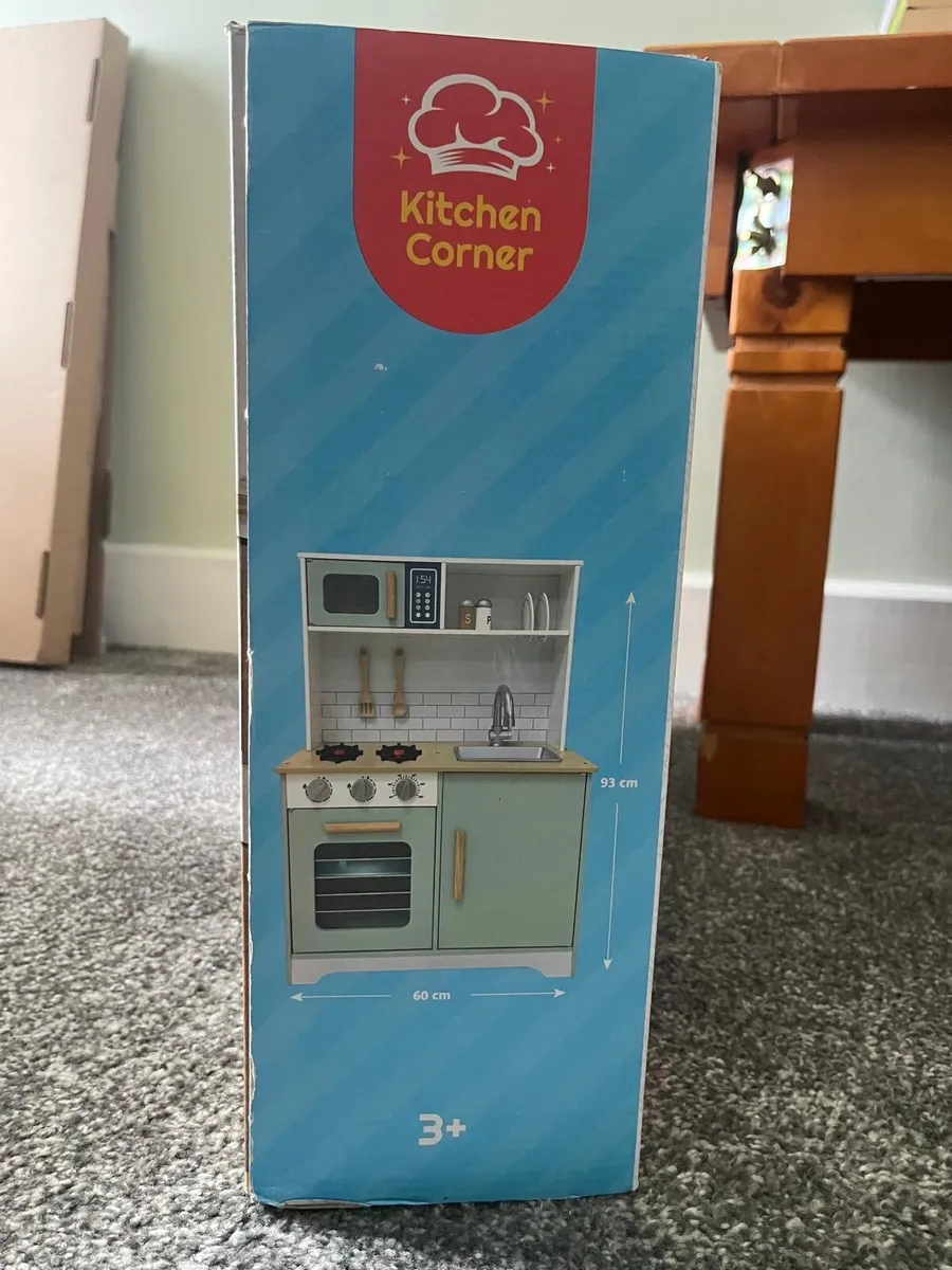 Kitchen Corner Wooden Play Kitchen - Image 2