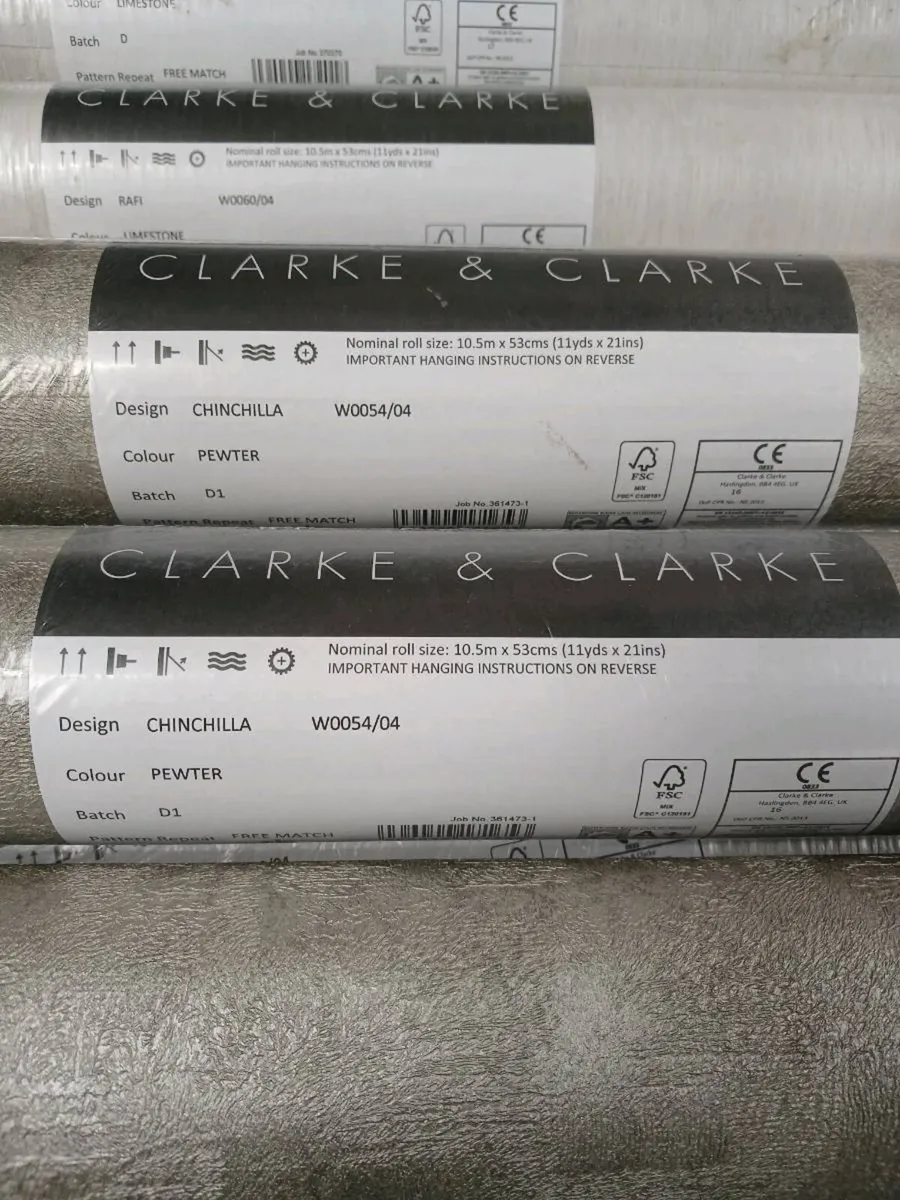 Clarke & Clarke Designer wallpaper x 10 - Image 4