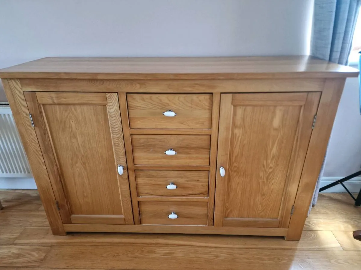 Oak Sideboard Unit - Handmade - Image 2