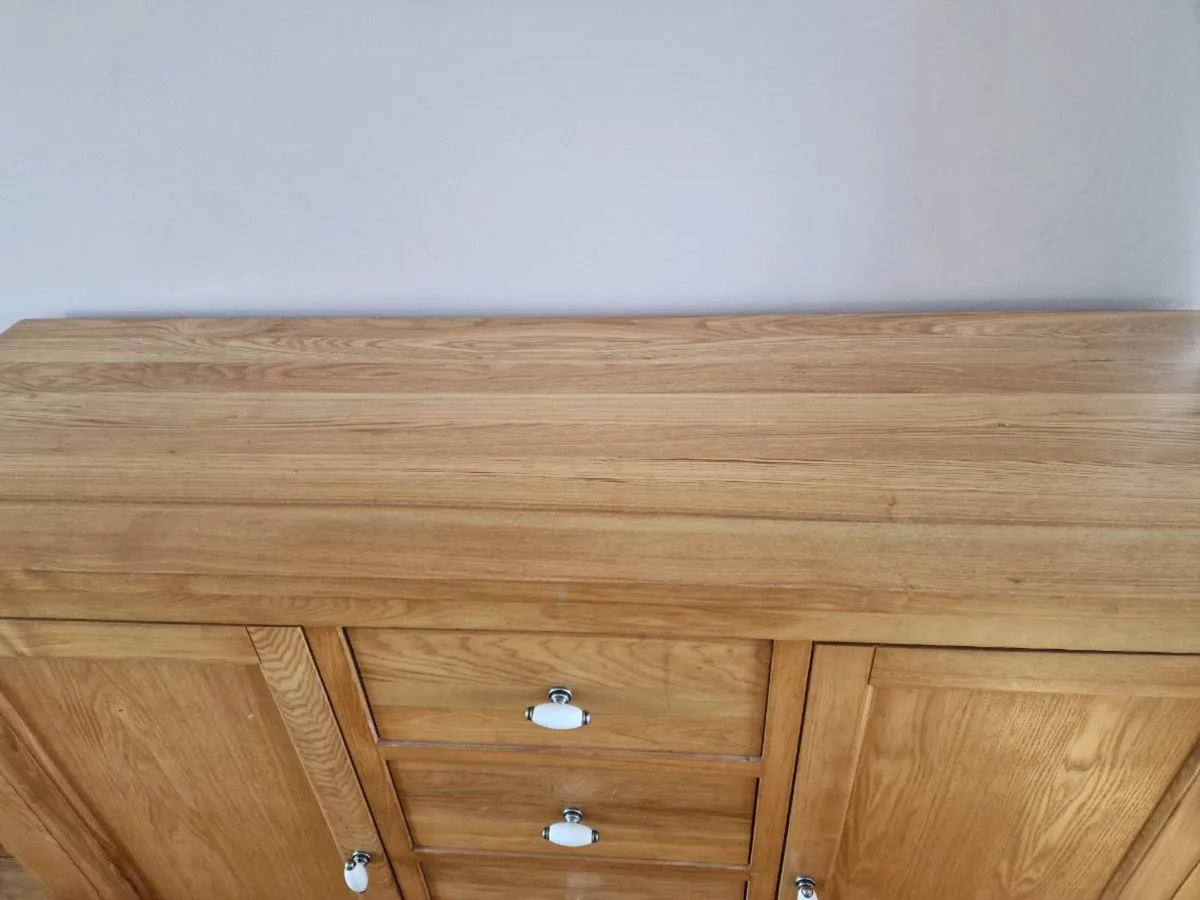 Oak Sideboard Unit - Handmade - Image 3