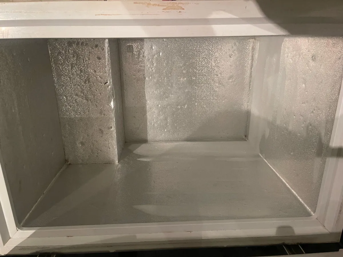 2 x Large Grey Chest Freezers - Working Perfectly - Image 2