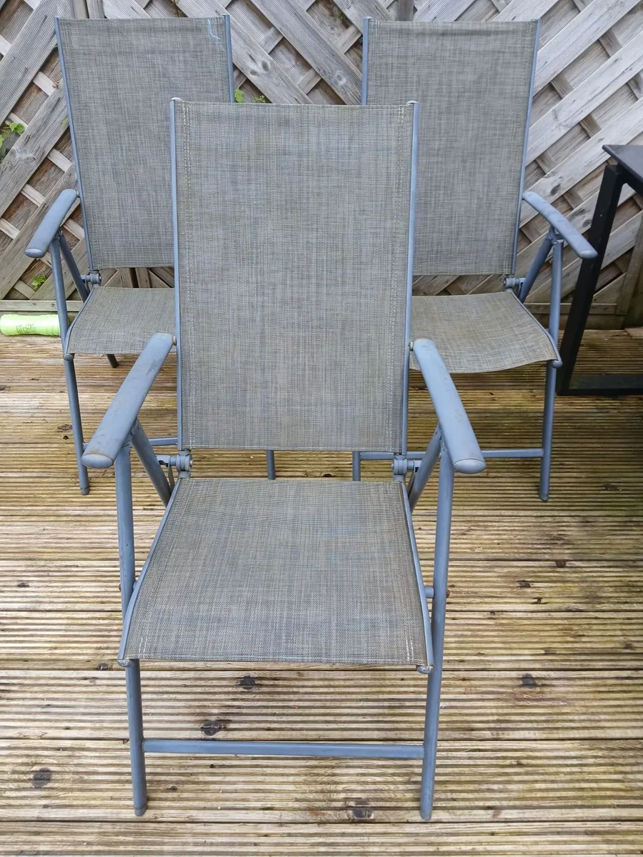 6 Garden chairs - Image 2
