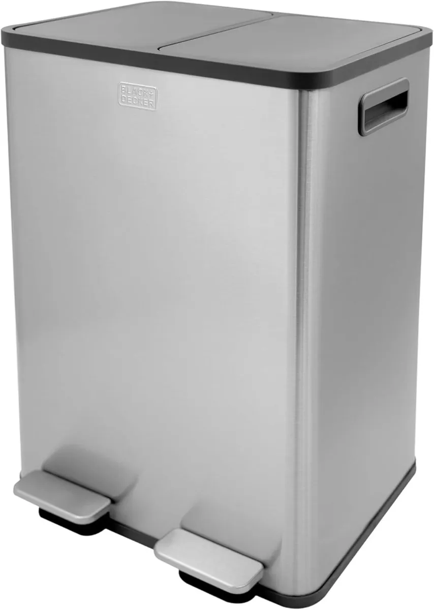 BXBN0003GB Double Recycling Waste Kitchen Bin - Image 1