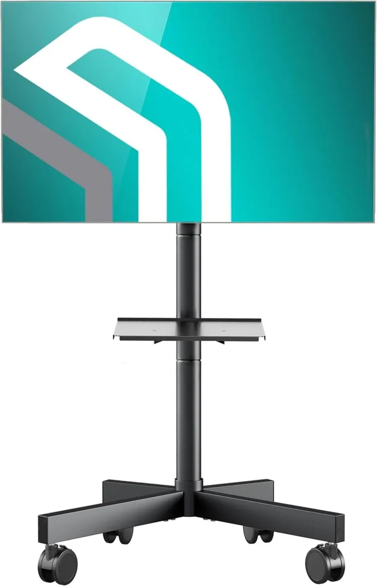 Mobile TV Stand on Wheels for 26 - 55 Screen - Image 1