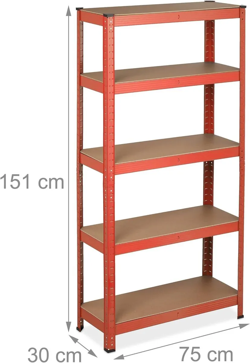 2 x Heavy-Duty Shelving Max. Load 875 kg 5 - Image 3