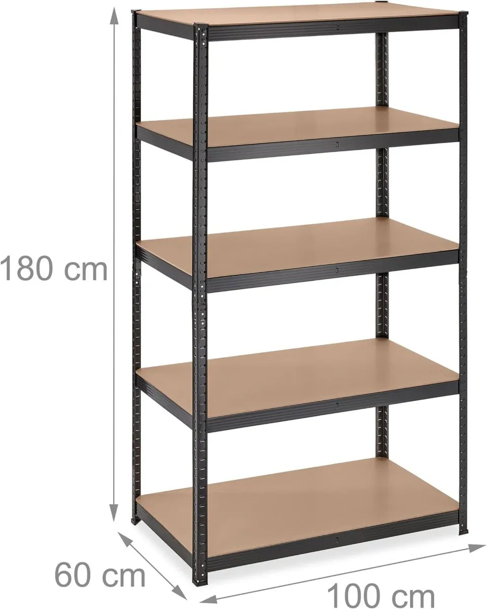 Heavy Duty Shelving Unit 5 Levels H x W D: 180 - Image 3