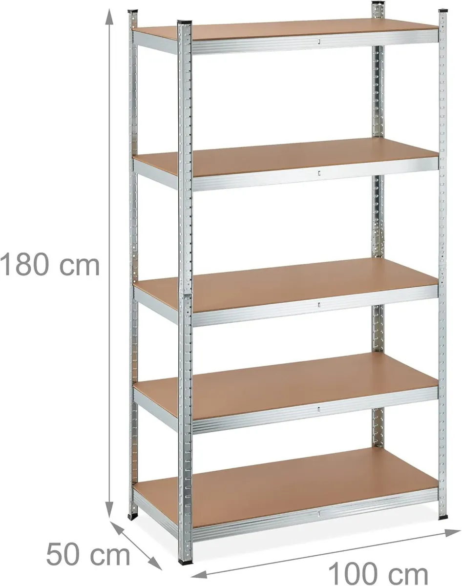 Heavy Duty Shelving Unit 5 Levels H x W D: 180 - Image 3