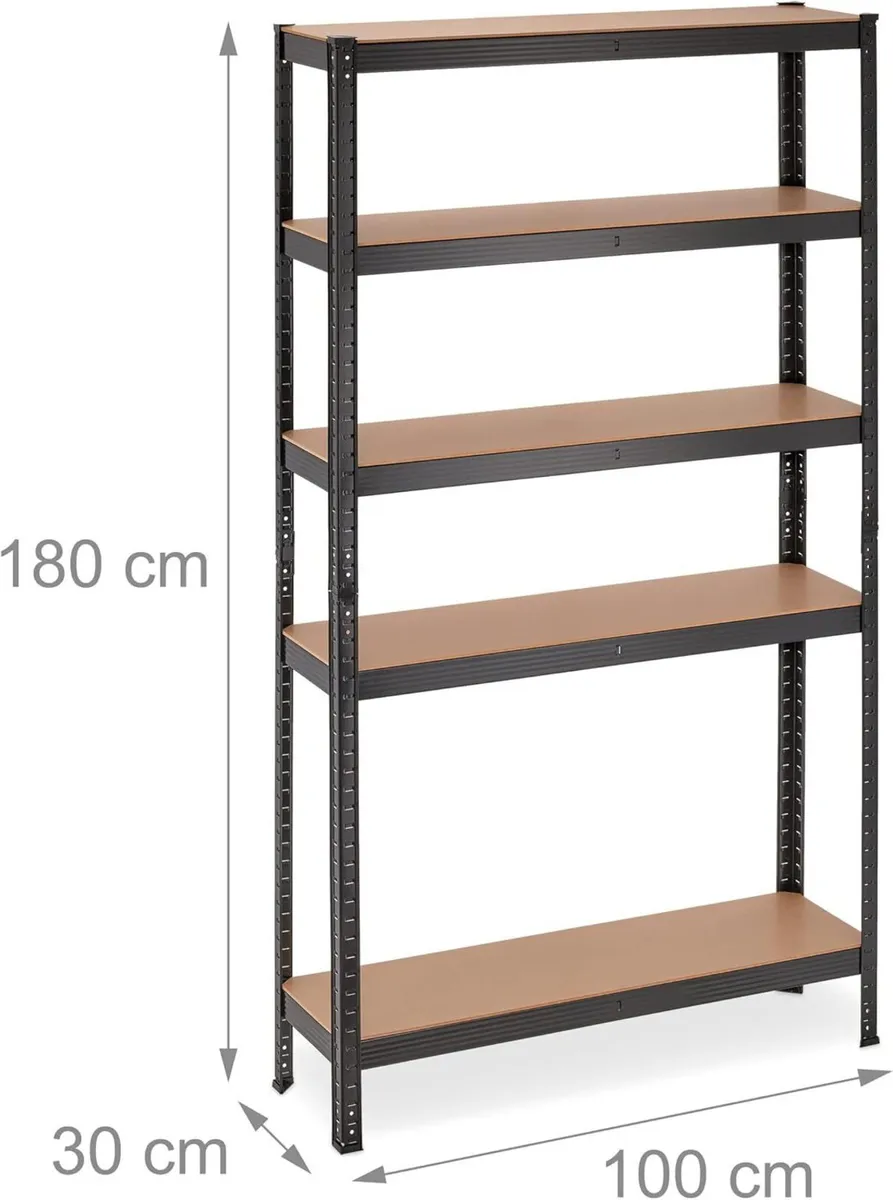 Heavy Duty Shelving Unit 5 Levels H x W D: 180 - Image 3