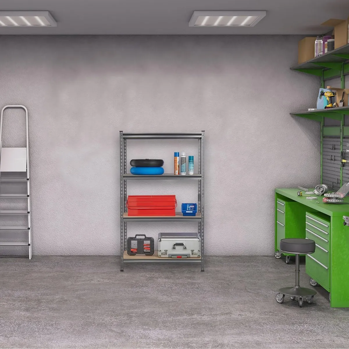 Heavy Duty Shelving 4 Levels up to kg Garage - Image 2