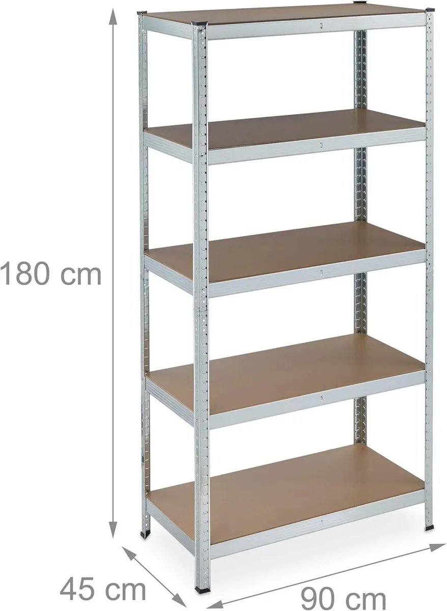 Heavy Duty Shelving Unit Galvanised Steel Max. - Image 3