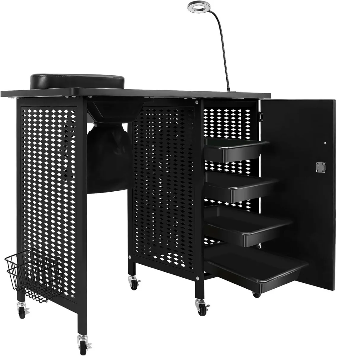 Professional Manicure Table Salon Station Mobile - Image 1