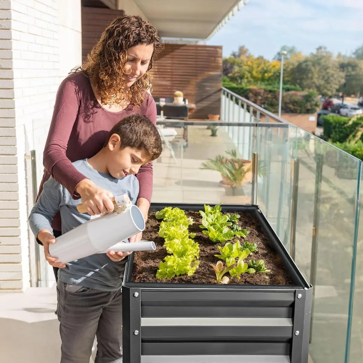 Raised Garden Bed with Legs Galvanized Large - Image 2
