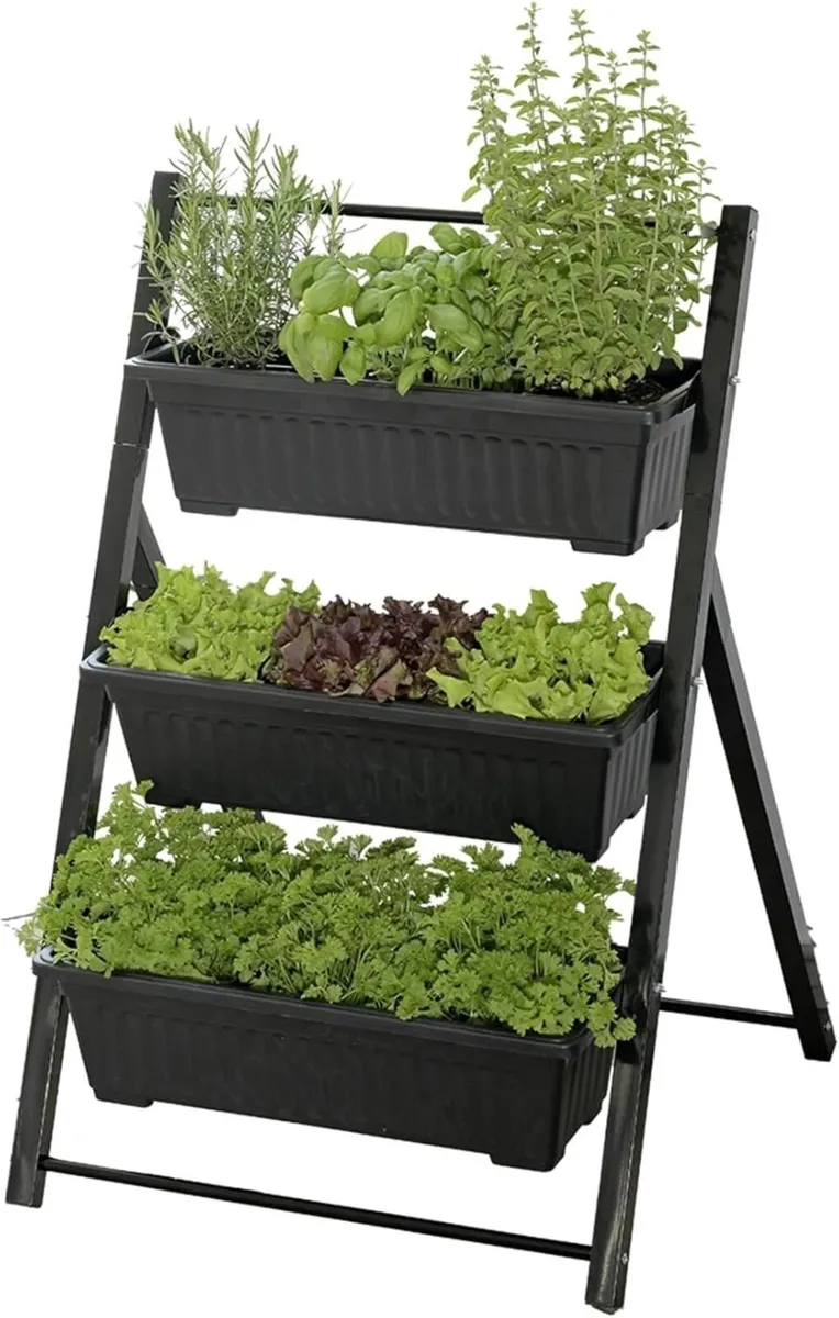 Vertical Raised Bed 3 Levels Adjustable Tilt - Image 1