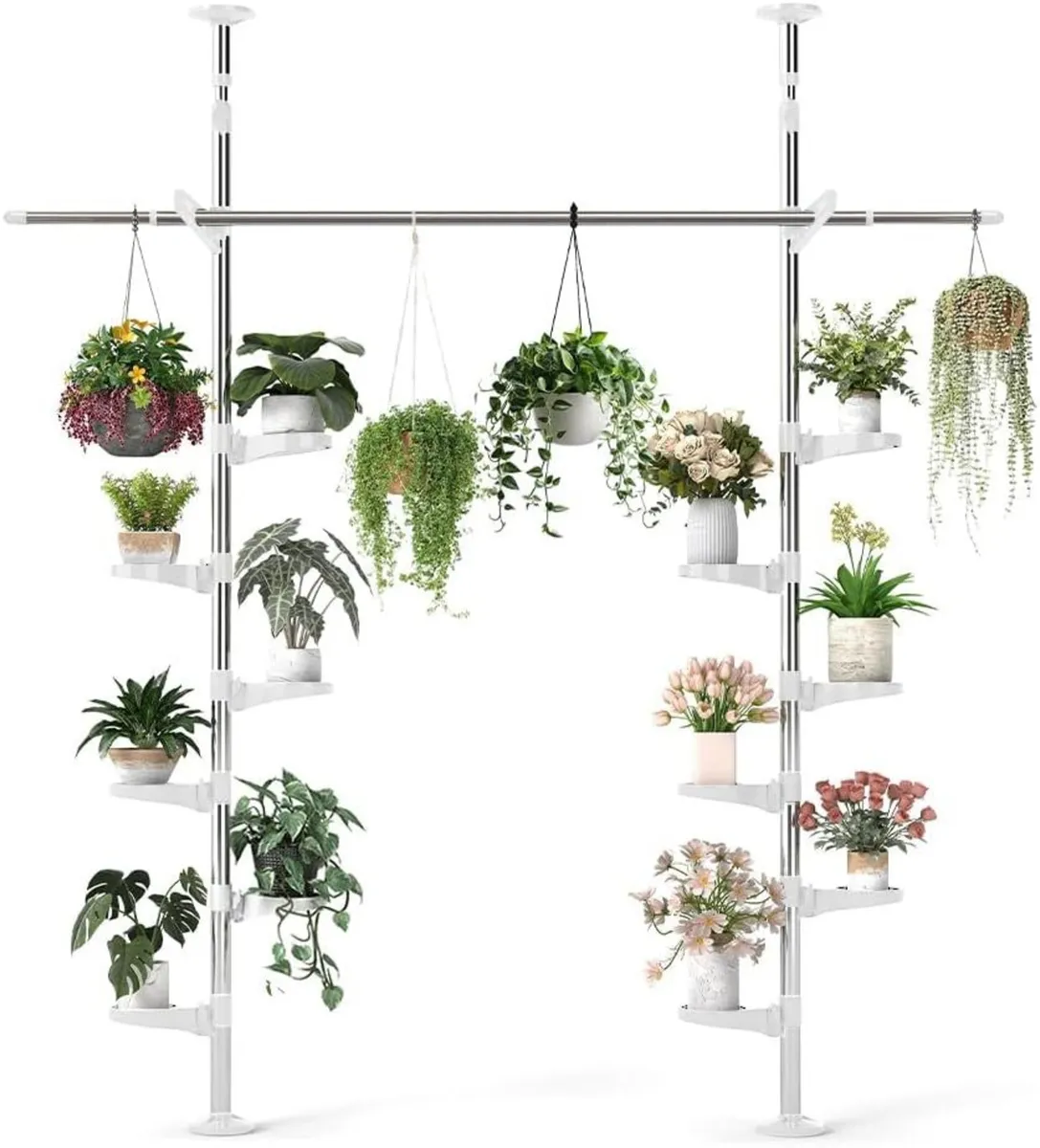 Adjustable Indoor Plant Stands Double Tension - Image 1