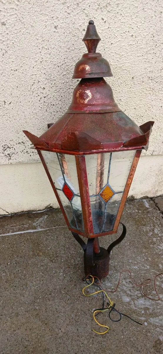 Copper lamp - Image 1