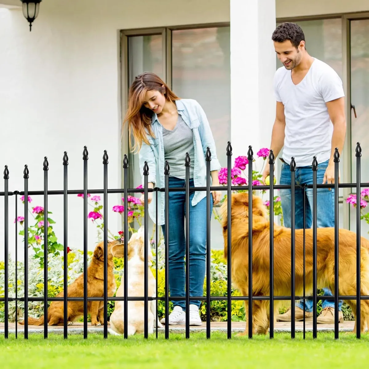 No Dig Garden Fence Panels 90cm H x 70cm W 5 - Image 3