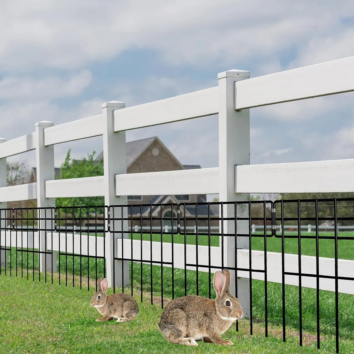 25 Pack Animal Barrier Metal Decorative Garden - Image 2