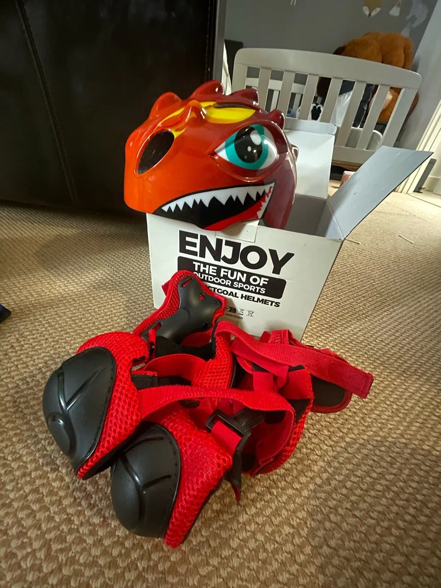 Dino bike with helmet - Image 2