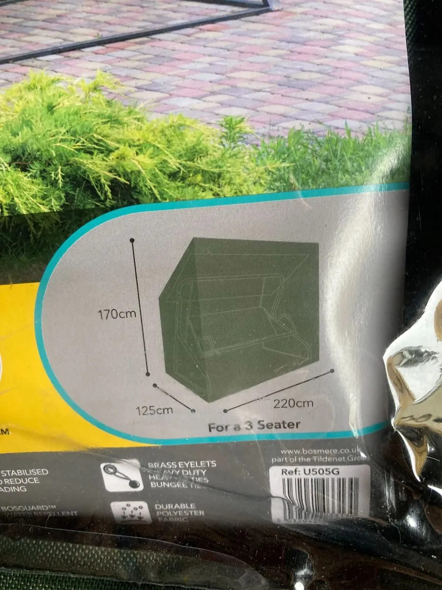 3 seat garden swing cover - Image 1