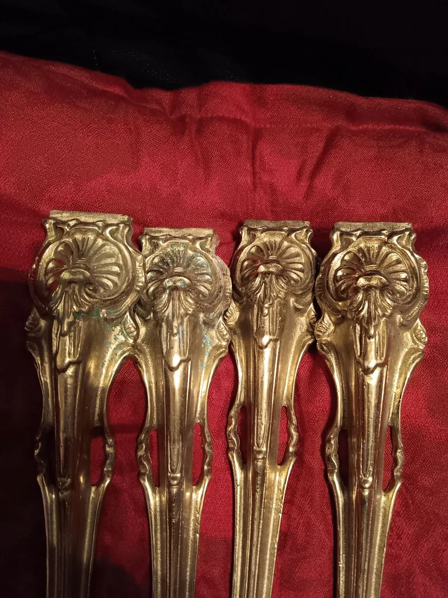 Vintage cast metal table legs - Image 3