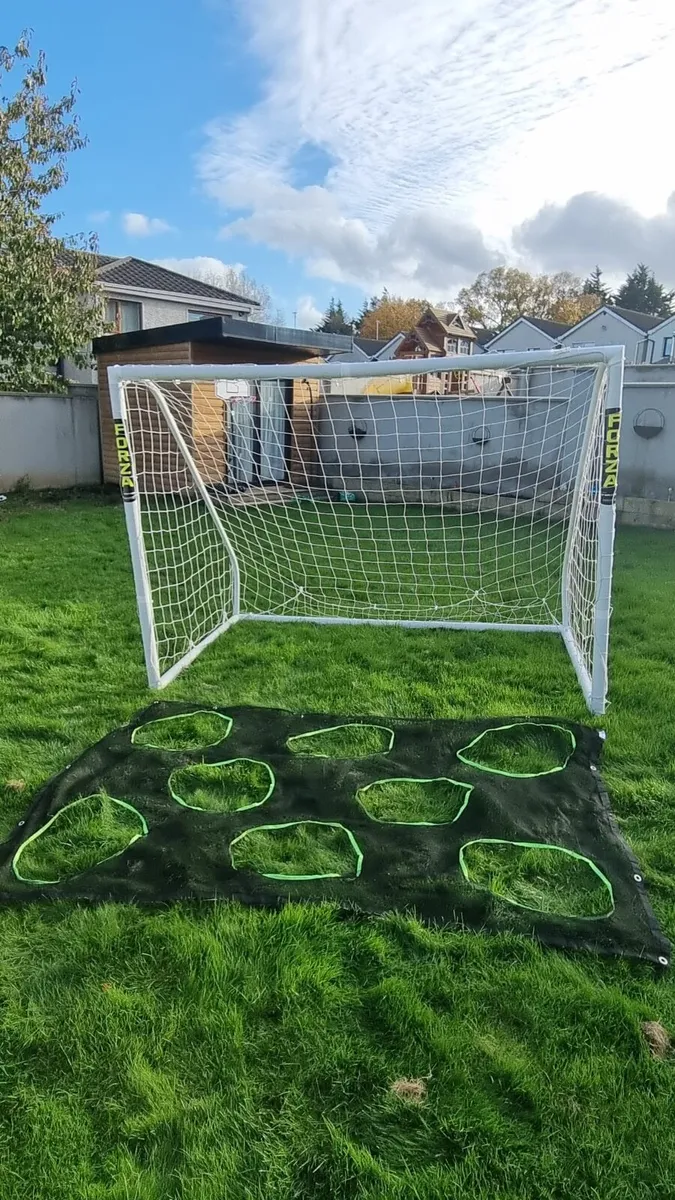 2 x Forza 8x6 Match Goal Posts, 1 x Forza Football - Image 3