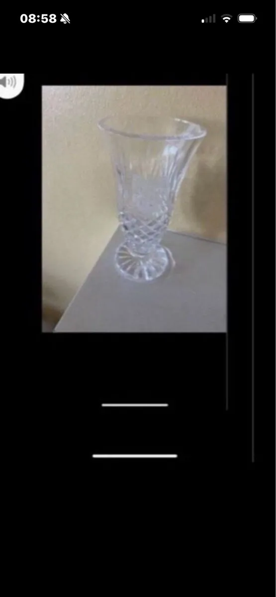 Rare Dublin Millennium Crystal Vase - Image 2