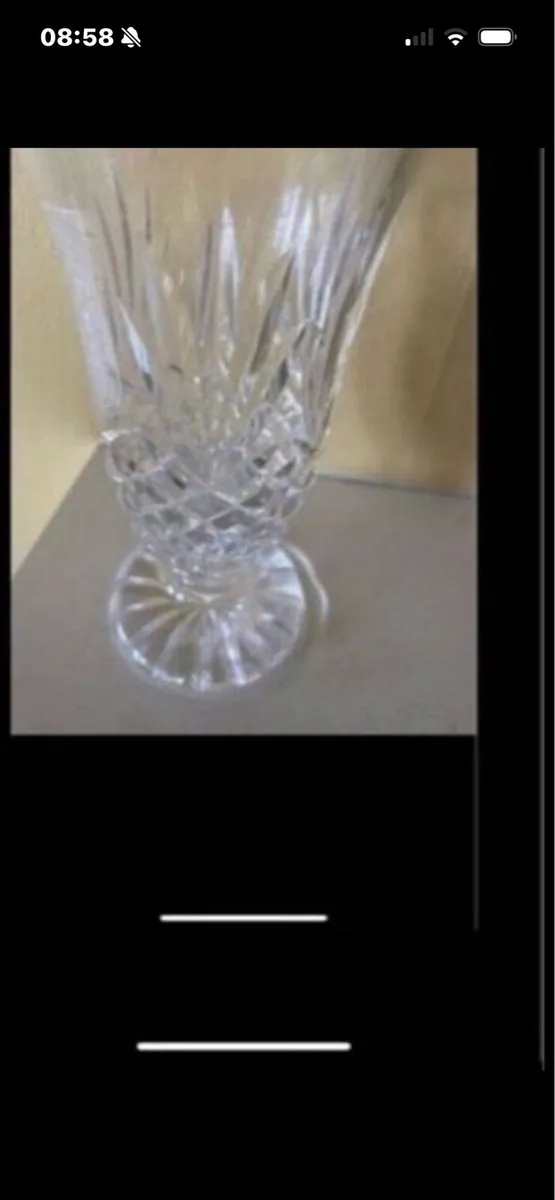 Rare Dublin Millennium Crystal Vase - Image 4