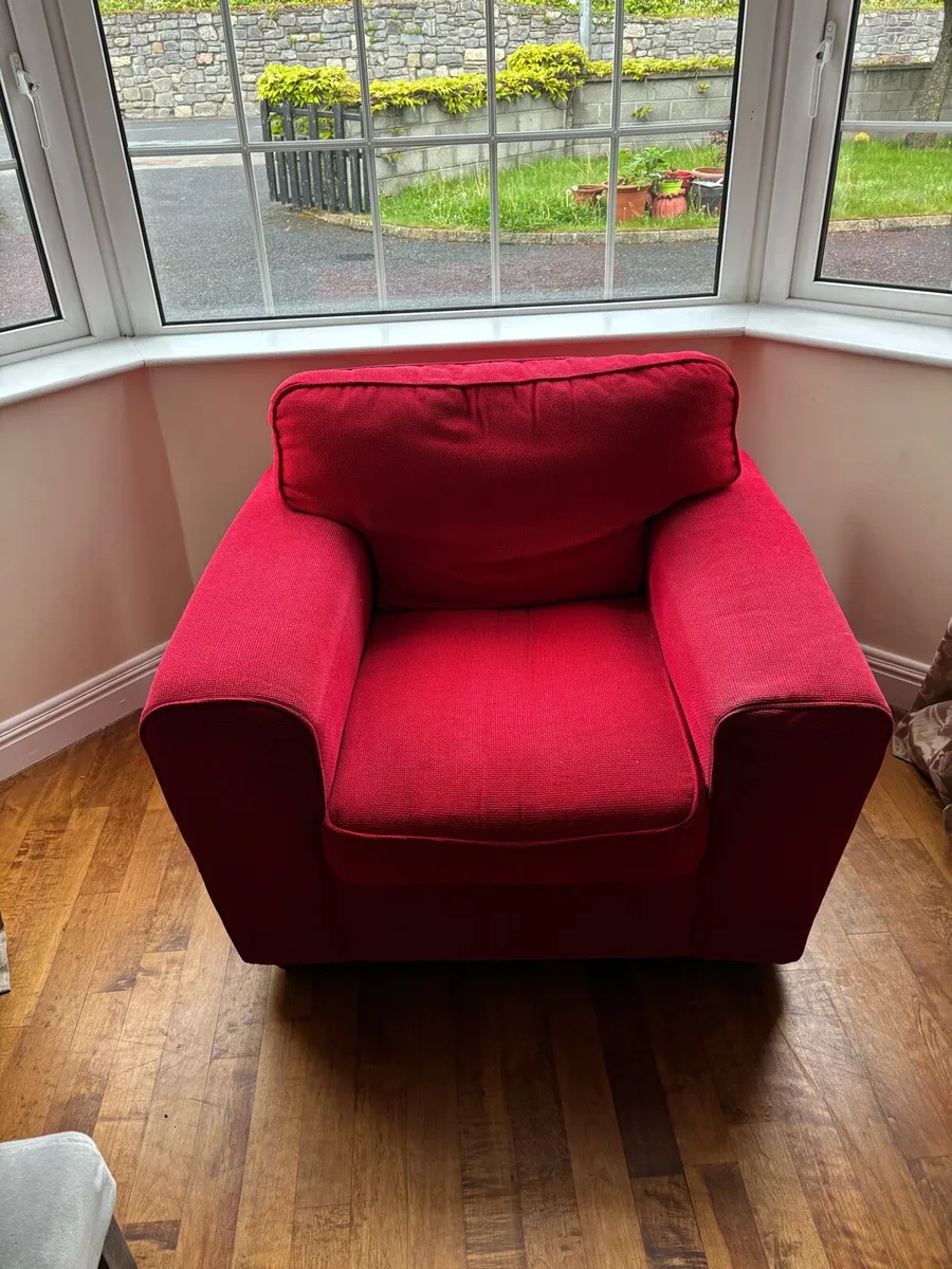 2 seater and1 seater sofa - Image 2