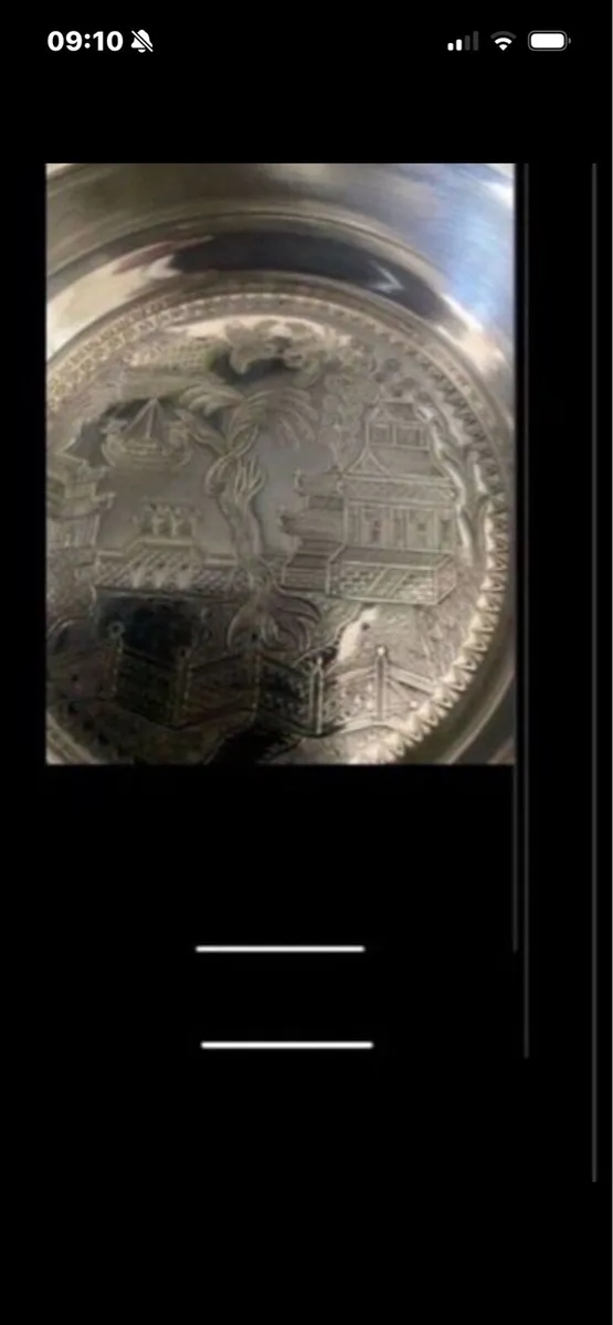 Silver plate Wine Bottle Coaster - Image 3