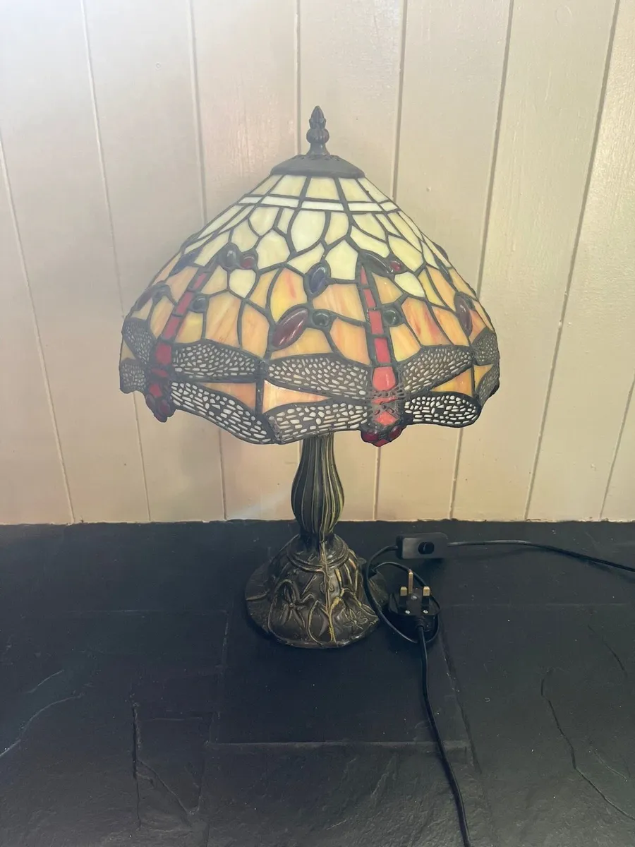 Tiffany lamp set - Image 2