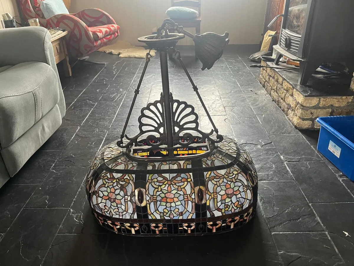 Tiffany lamp set - Image 4