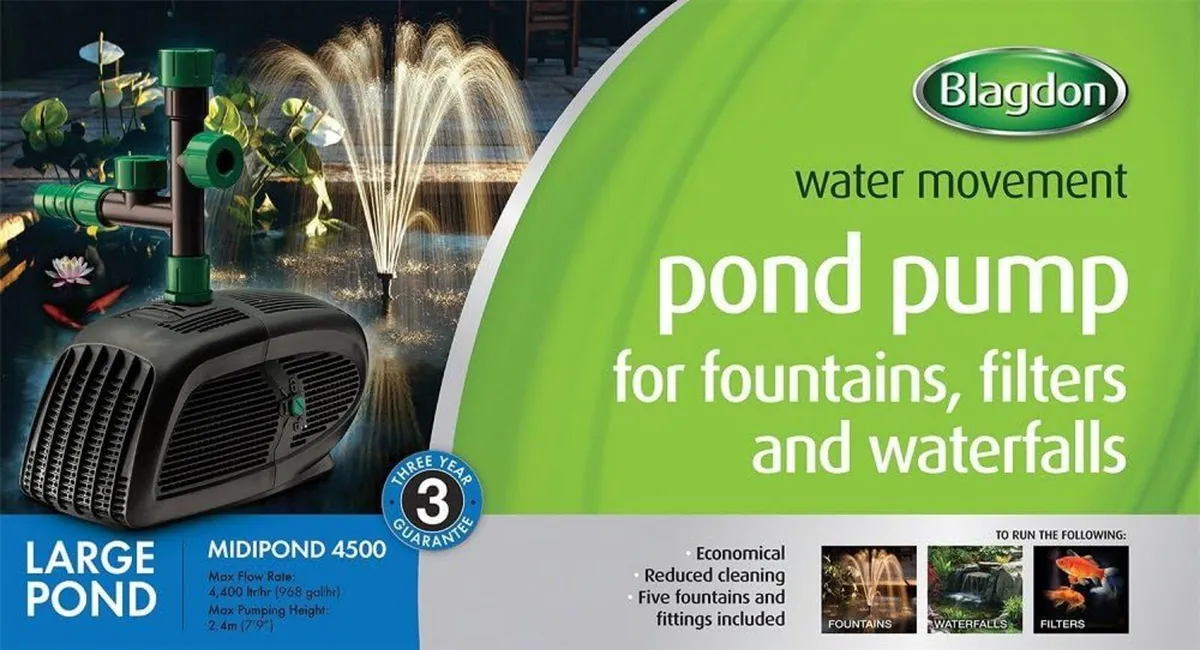 Midipond High Performance Pond Pump to Run - Image 4