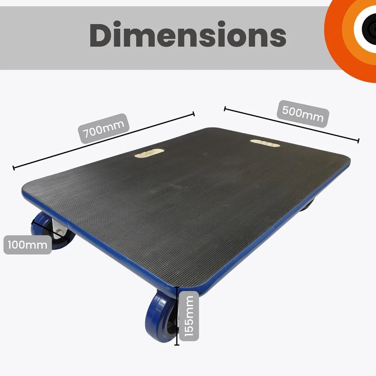 Move-It Transport Roller Dolly 450kg Load - Image 4