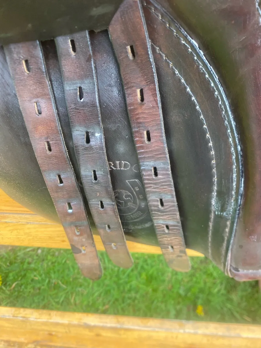 Symonds brown Leather saddle - Image 3