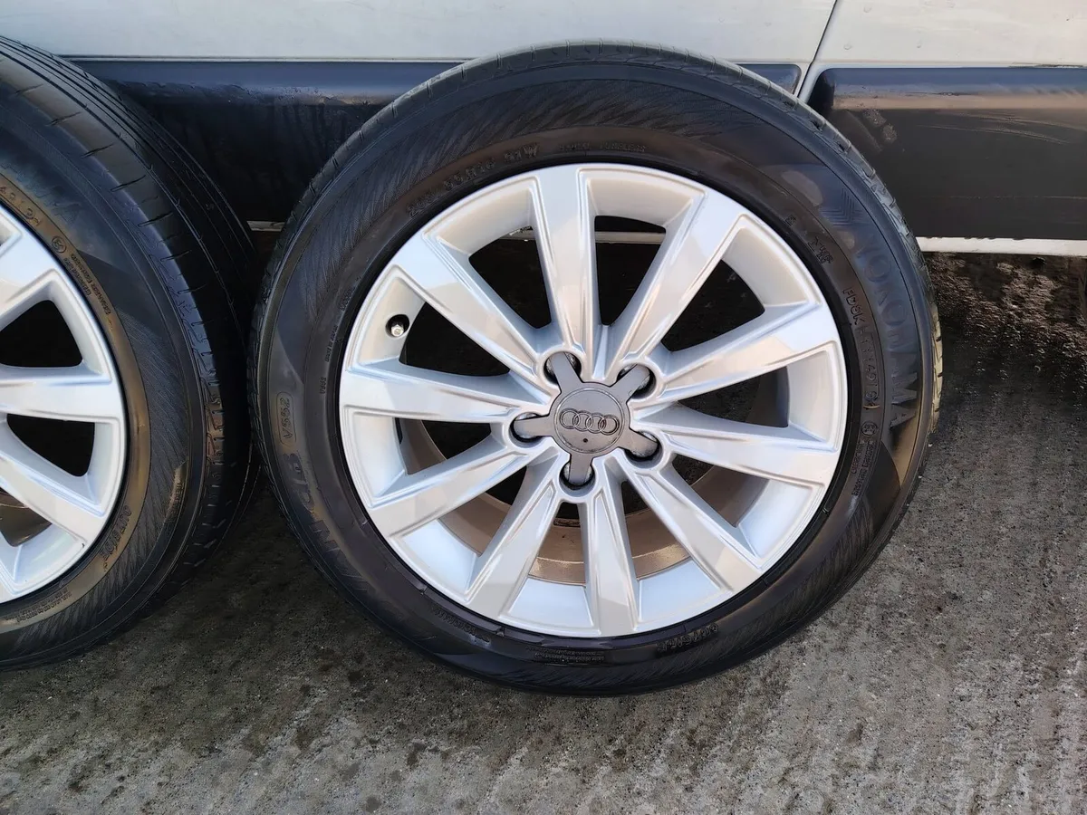 16" Audi alloy wheels with Yokohama tyres - Image 2