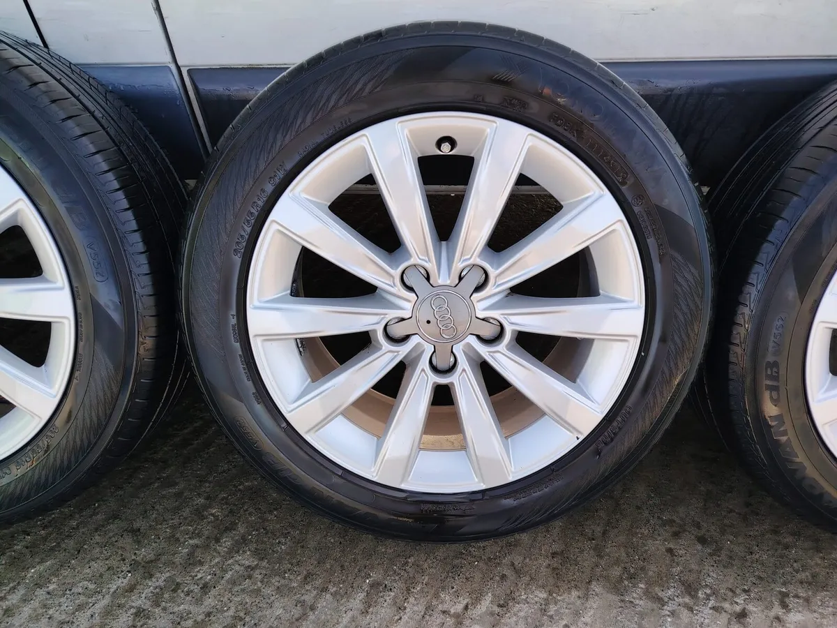 16" Audi alloy wheels with Yokohama tyres - Image 3
