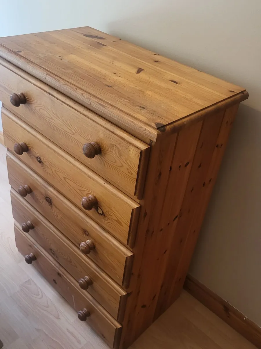Pine Chest of Drawers - Image 2