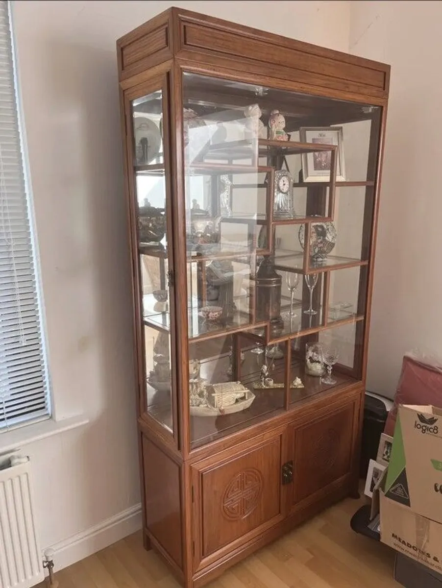 Solid Rosewood Display Cabinet - 20% off - Image 1