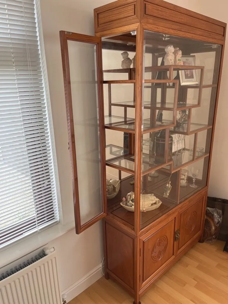 Solid Rosewood Display Cabinet - 20% off - Image 2