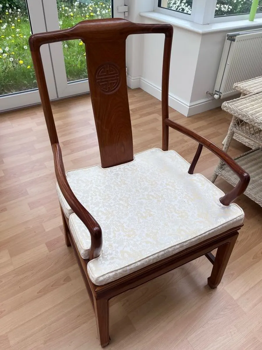 Solid Rosewood Dining Table & Chairs - 20% off - Image 4