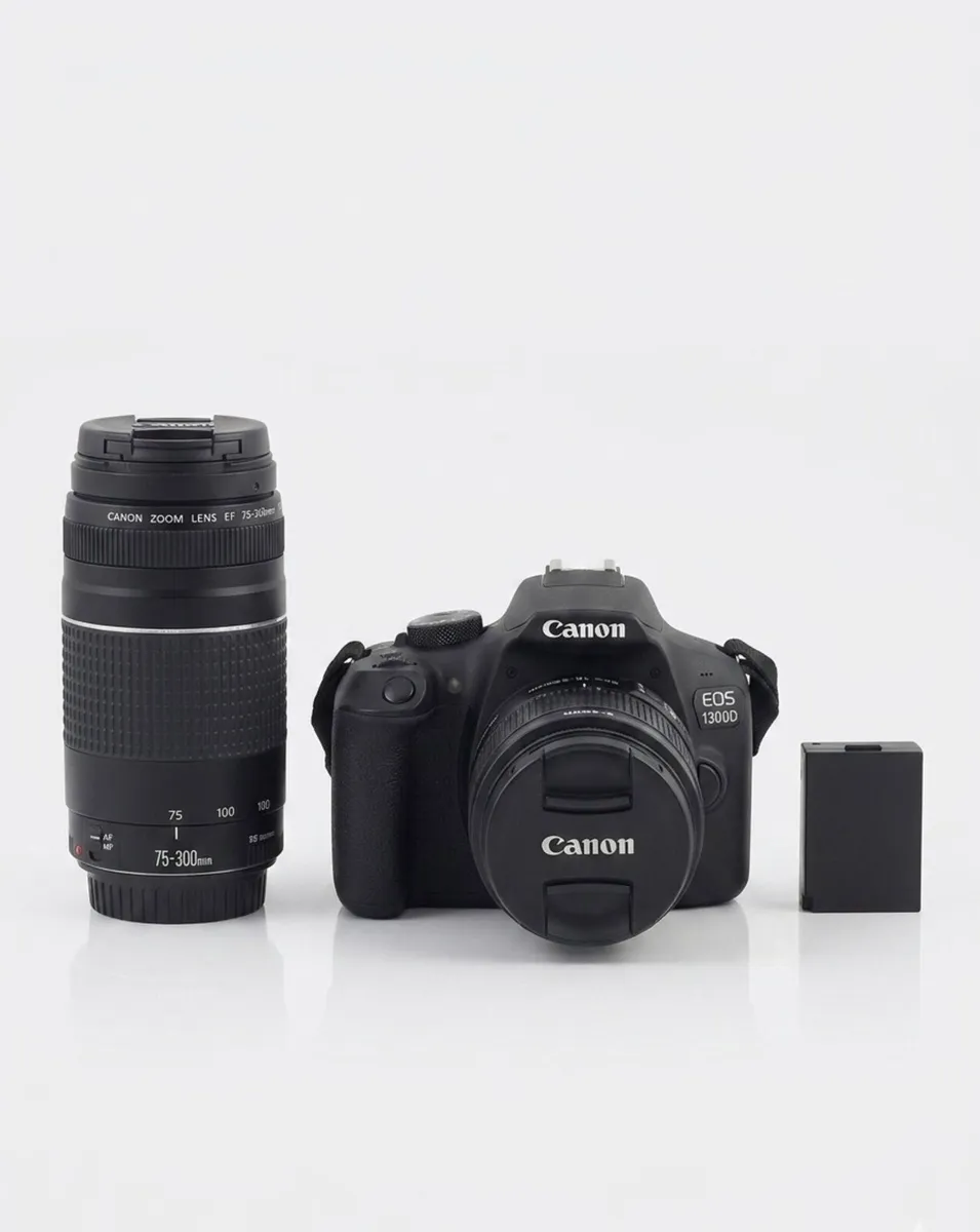Canon 1300D DSLR Kit - 2 Lenses, Filters & Bag - Image 4