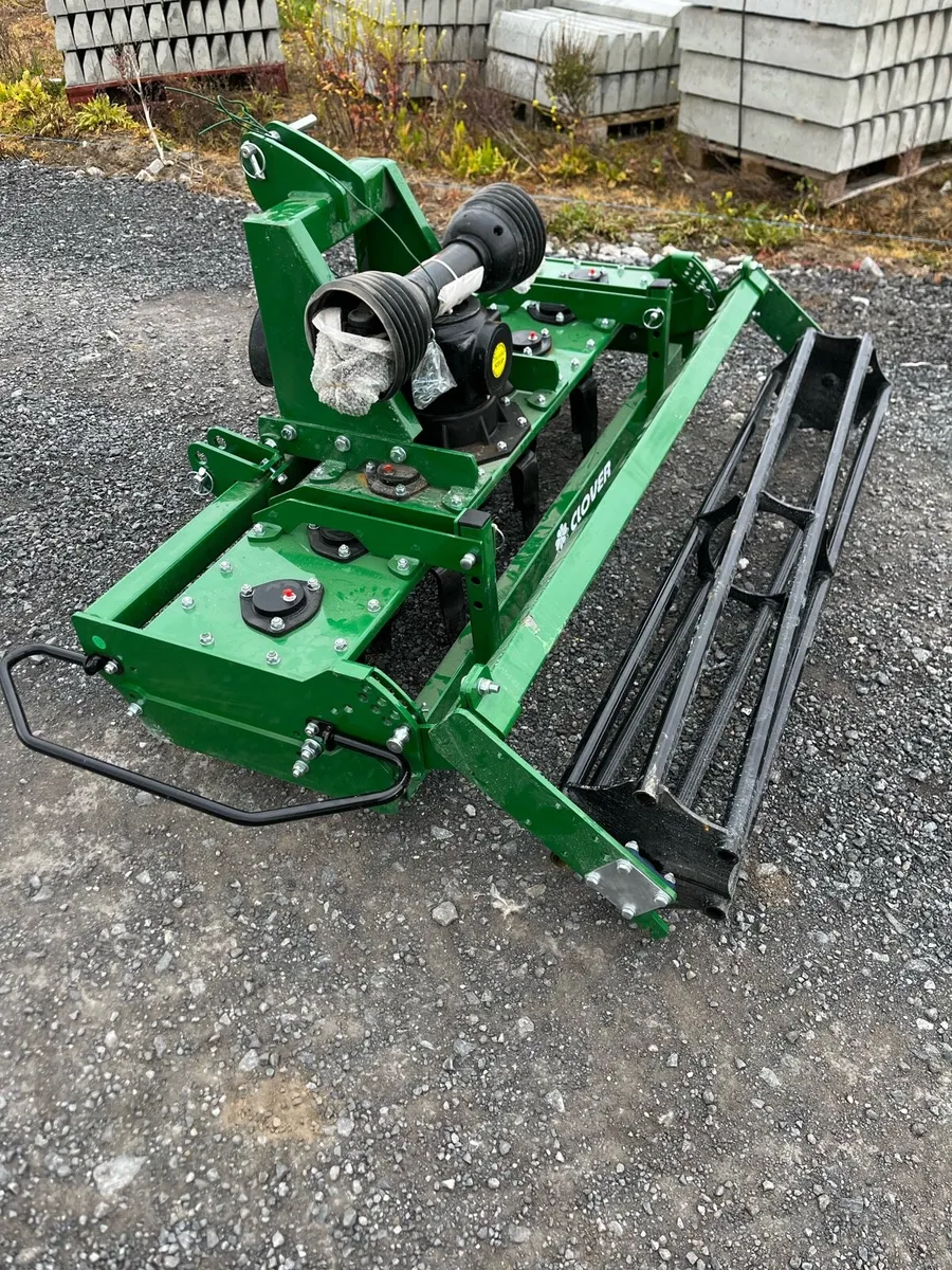 1600mm Power Harrow with Crumbler Roller - Image 1