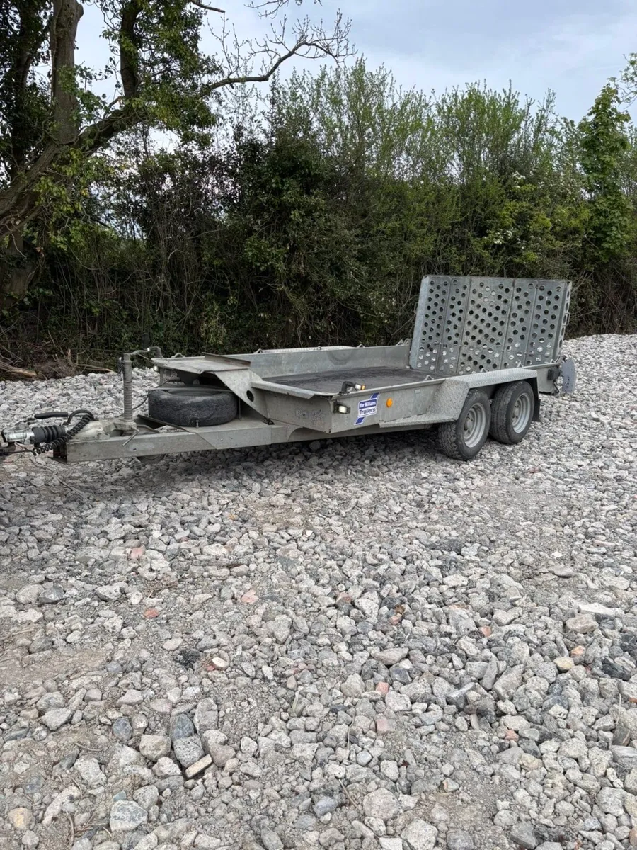2024 Ifor Williams 12x6 plant trailer - Image 1
