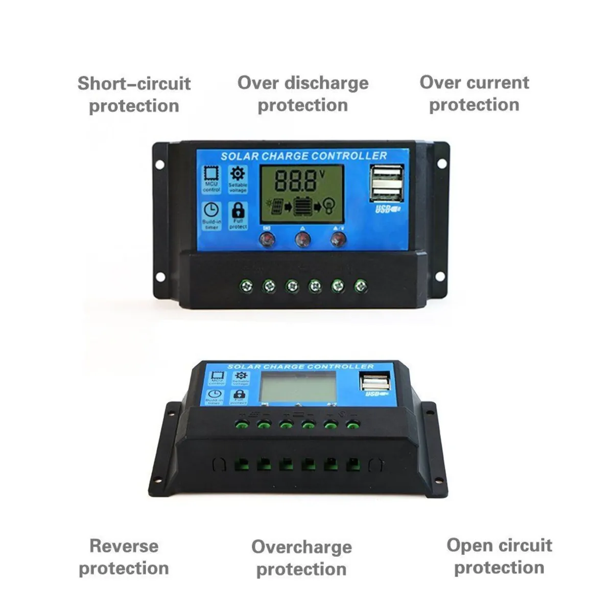 Solar Charge Controller 12V/24V 30Amp for Camper - Image 4