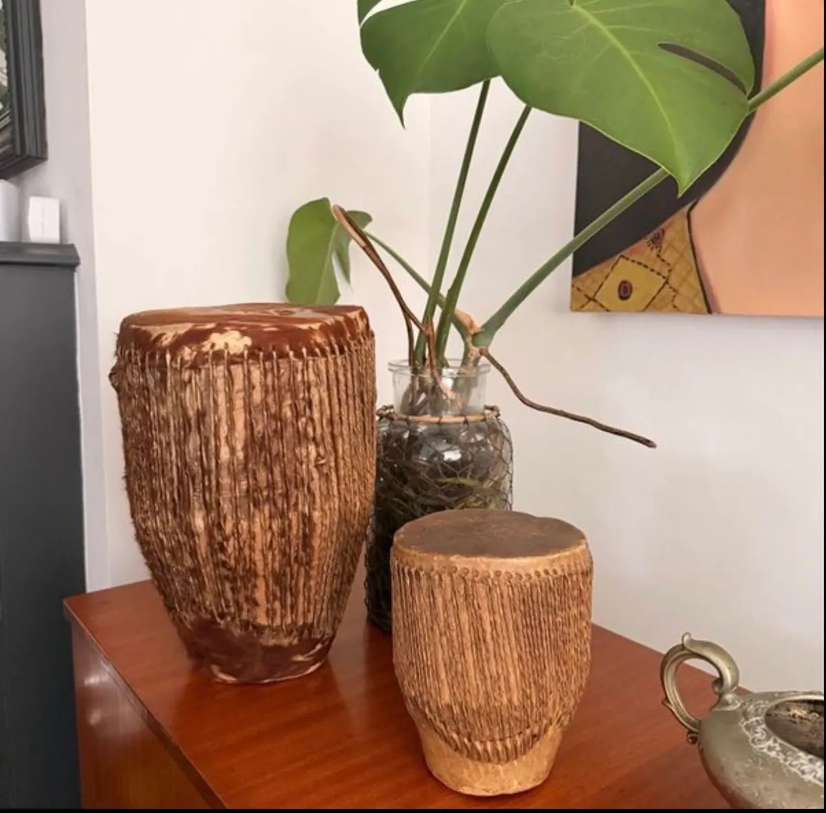 Vintage African Drums - Image 3