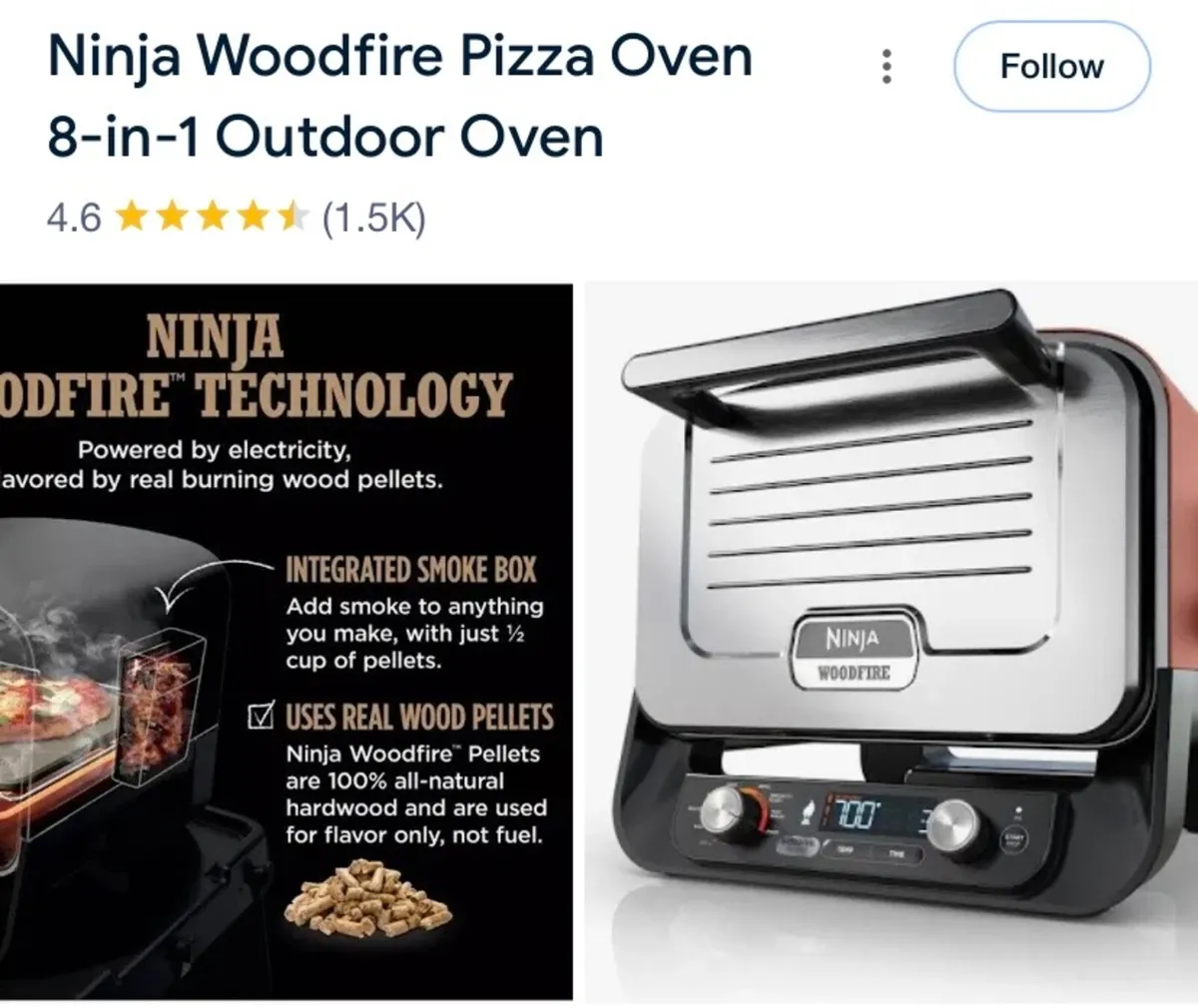 Brand new Ninja Woodfired Pizza Oven - Image 1