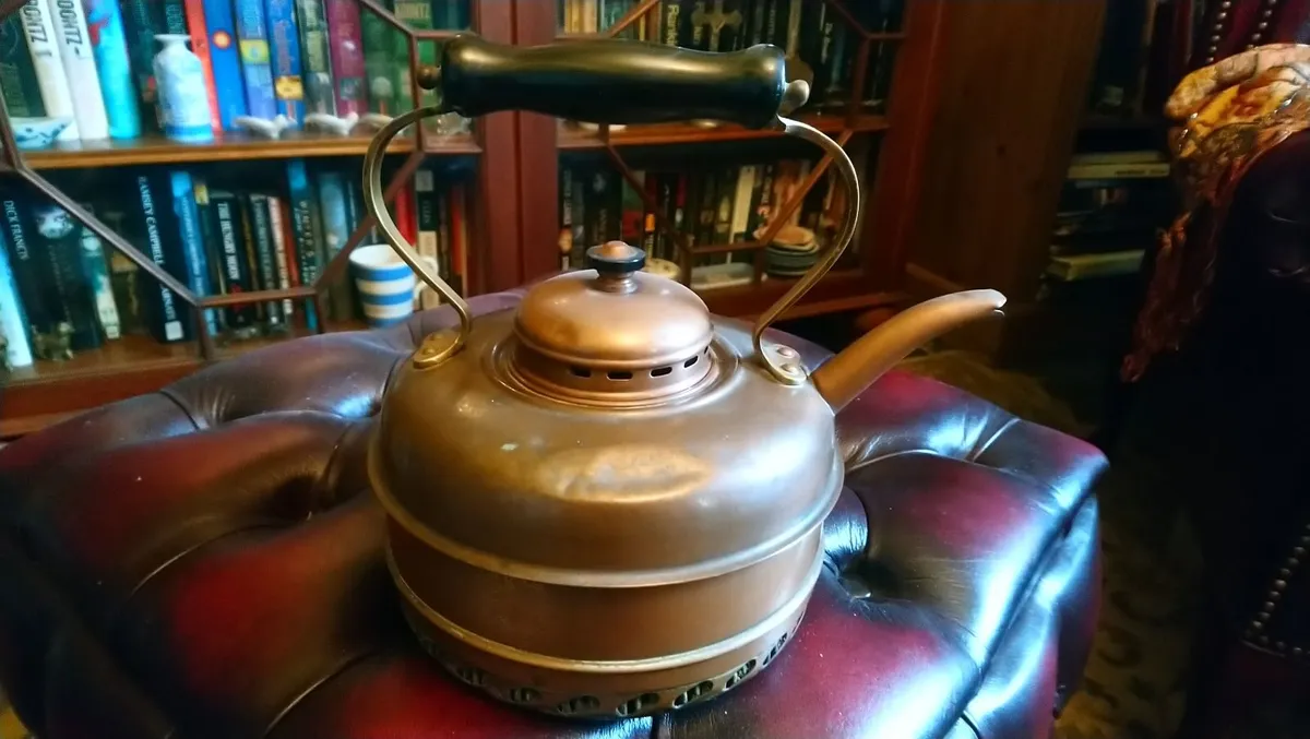 Vintage copper kettle