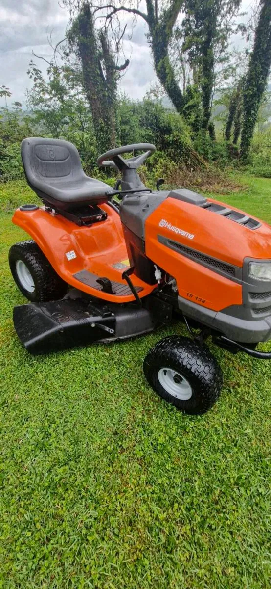 Husqvarna ts138 riden mower - Image 1
